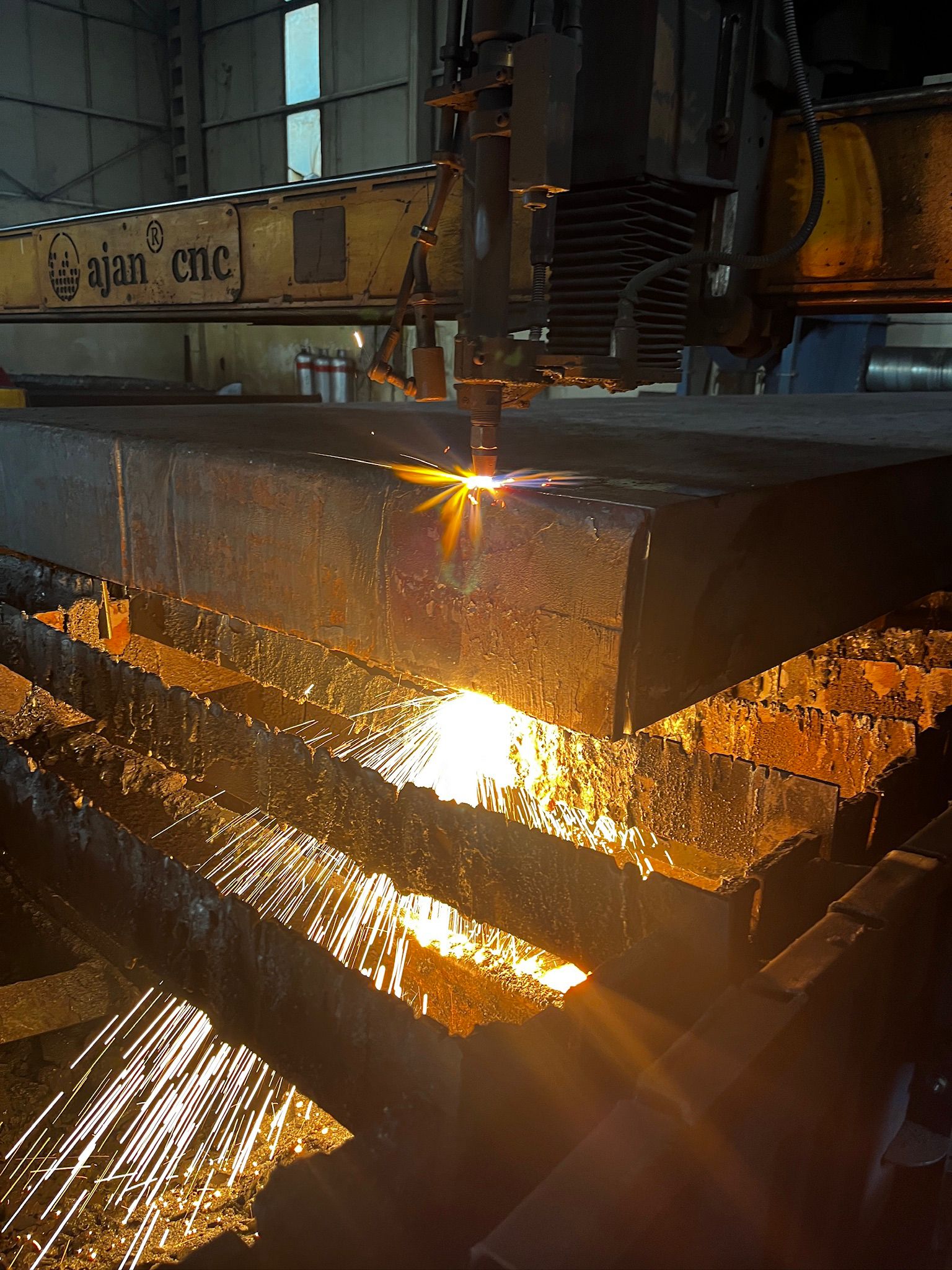 CNC metal kesim sahası